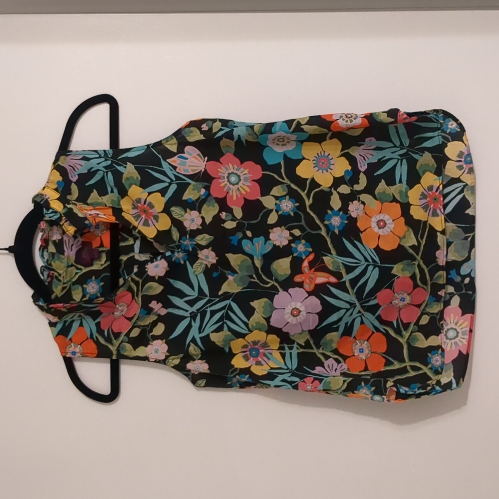J. Crew sleeveless blouse in Liberty print